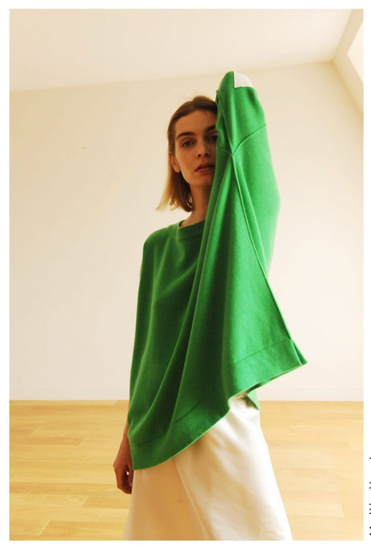 PULL VERT COL ROND BRETAGNA – Image 2