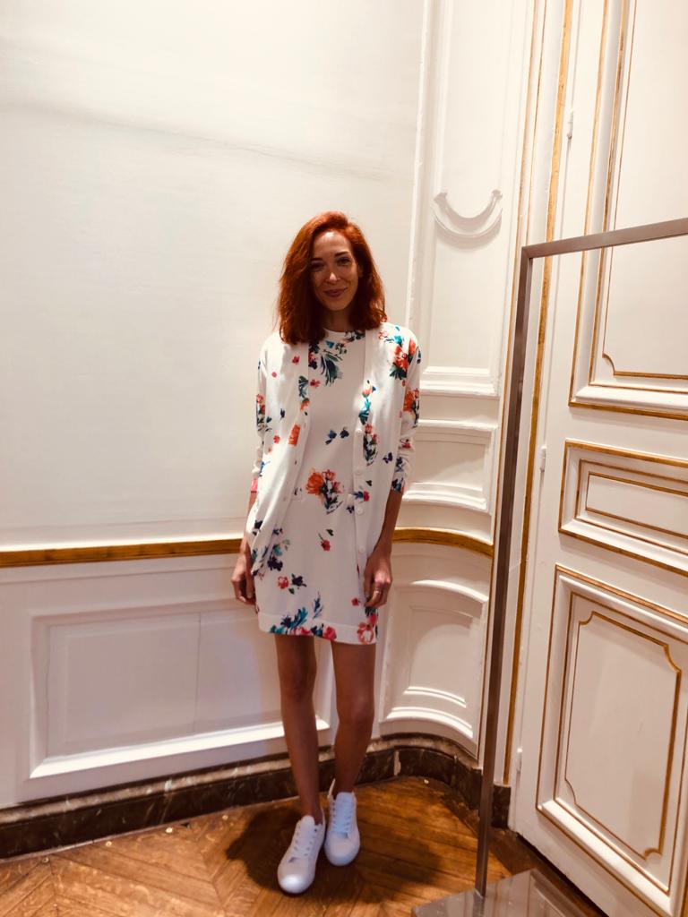 GILET FLEURS