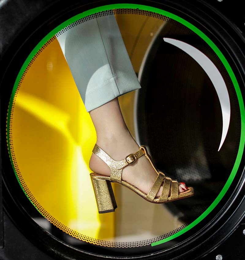 SANDALES ZAZ TANA GOLD SIDE – Image 3