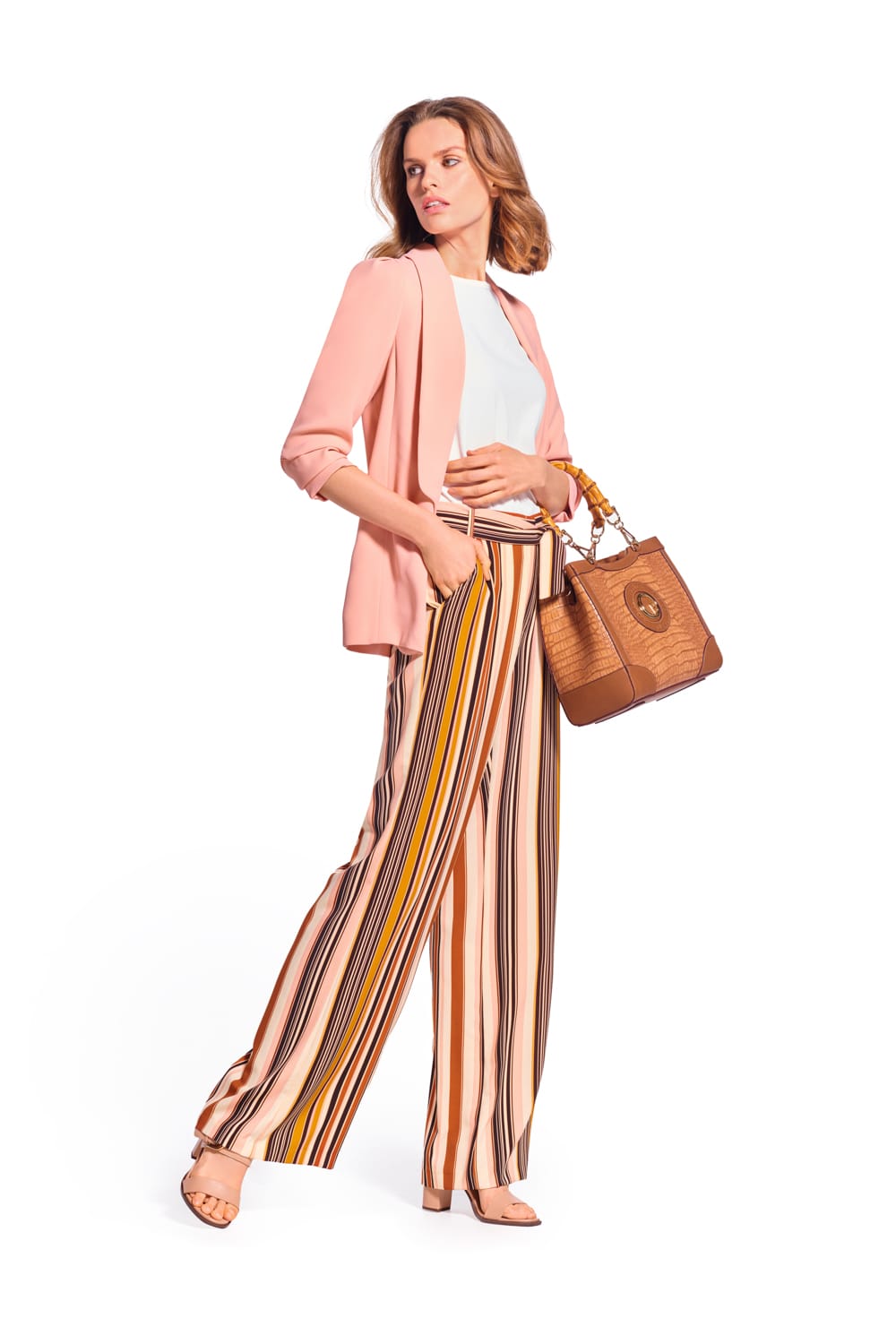 PANTALON RAYE MULTI-COULEUR – Image 2