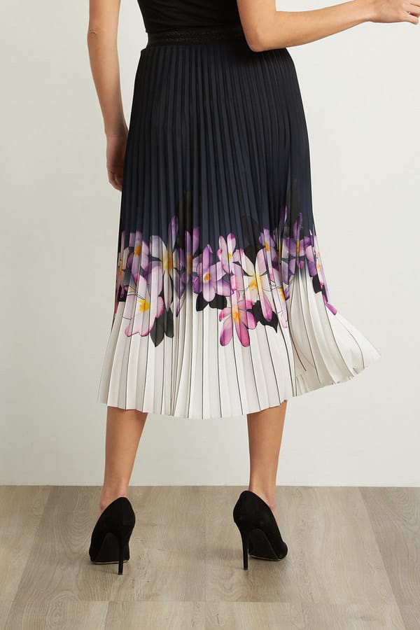 JUPE PLISSEE A MOTIF FLORAL – Image 2