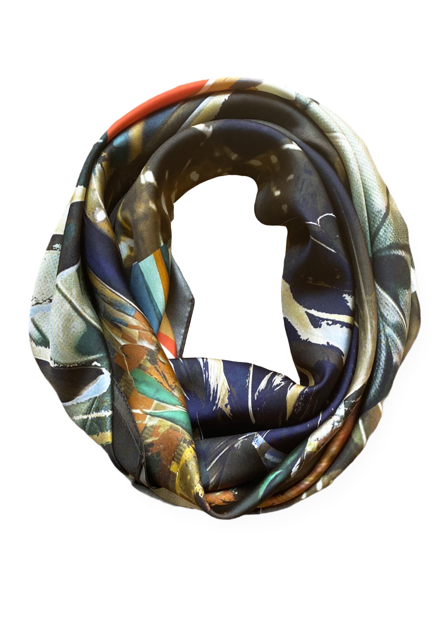 FOULARD CARRÉ ICONE PLUME – Image 4