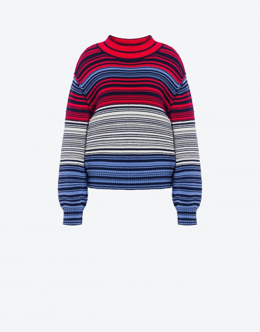 PULL EN COTON À RAYURES