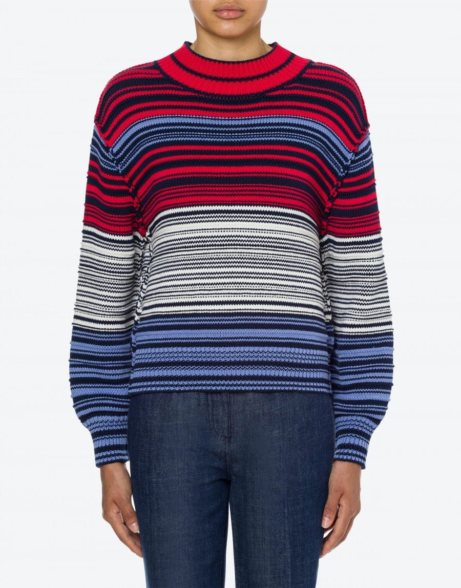 PULL EN COTON À RAYURES – Image 2
