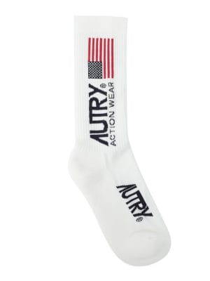 CHAUSSETTES ICONIC LOGO BLANCHES