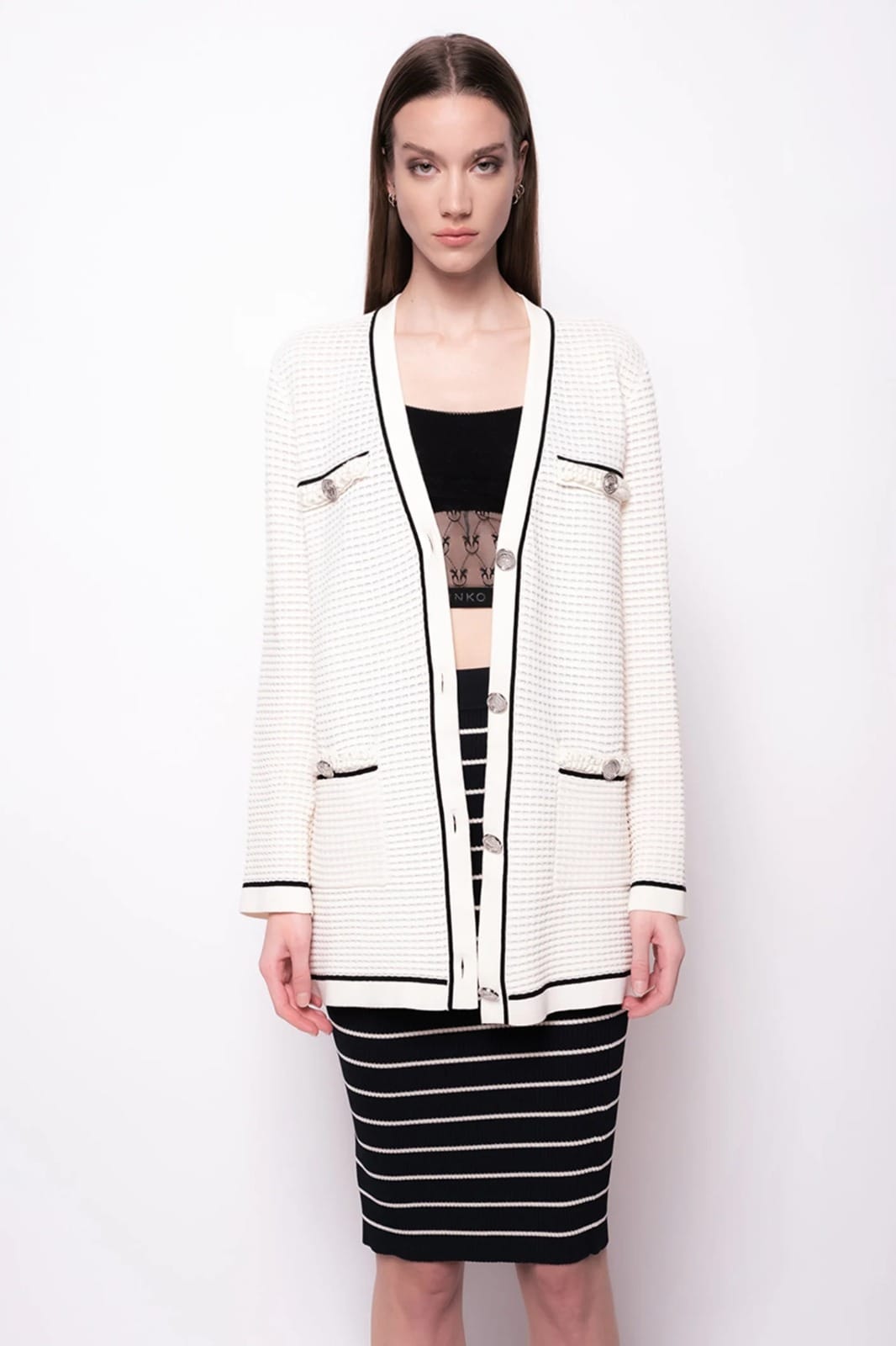 CARDIGAN EN FILET 3D – Image 4