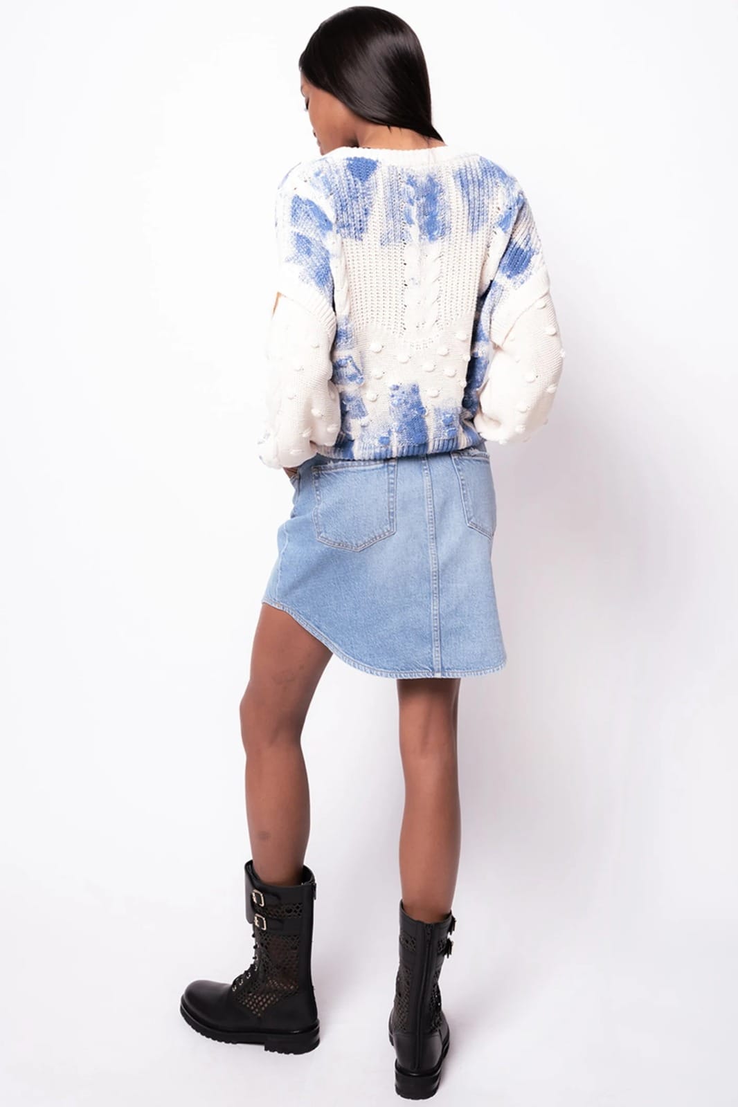 PULL EN COTON PEINT – Image 3