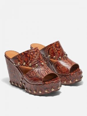 MULES DAEL VEAU CORDU BOIS