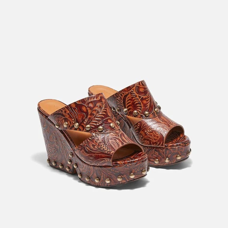 MULES DAEL VEAU CORDU BOIS