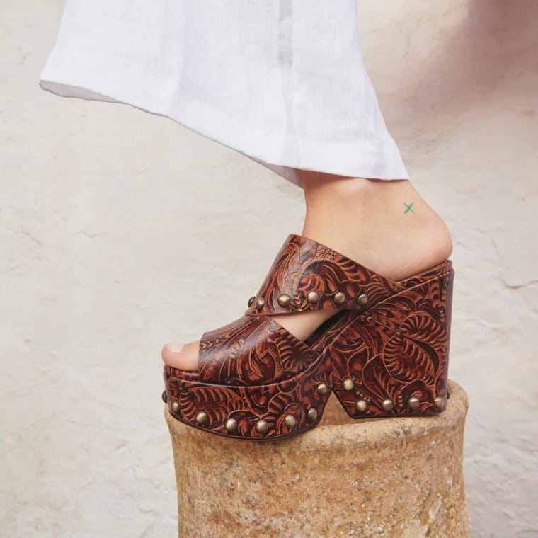 MULES DAEL VEAU CORDU BOIS – Image 3