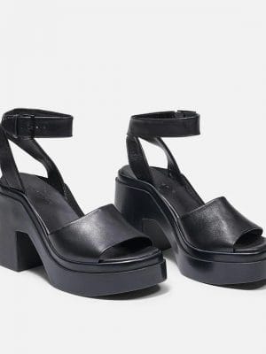 SANDALES NOE AGNEAU NOIR