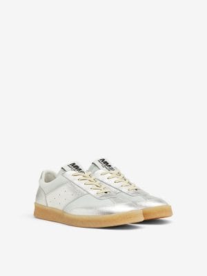 SNEAKERS 6 EFFET LAME ARGENT