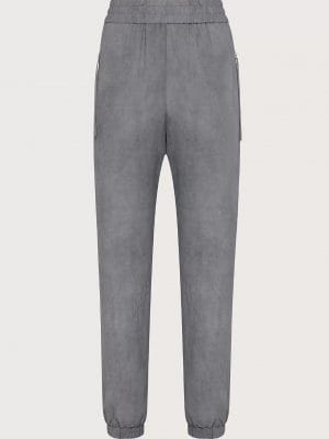 LE JOGGER CRÊPE CADY DÉLAVÉ GRIS