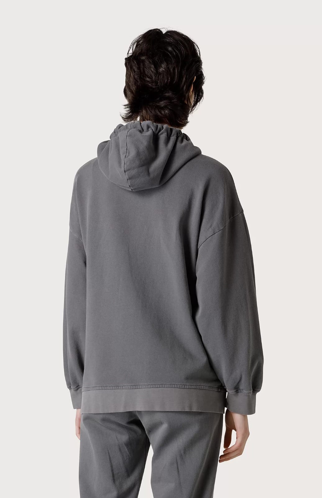 SWEAT À CAPUCHE EN COTON LAVÉ – Image 3