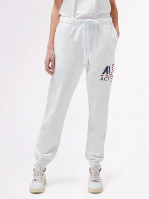 PANTALON ICONIC LOGO BLANC