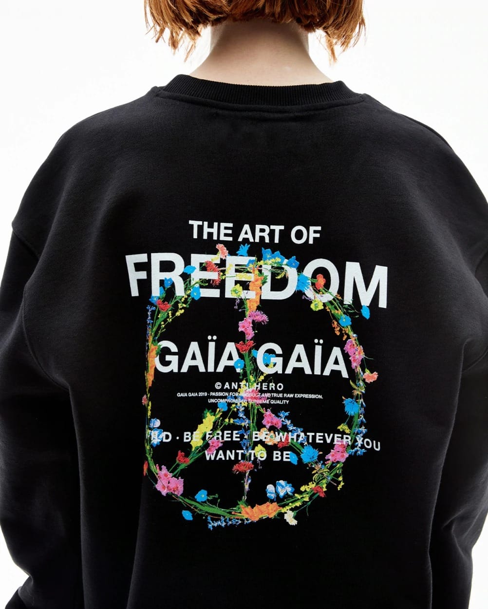 SWEAT-SHIRT THALIA FLEURI IVOIRE – Image 3