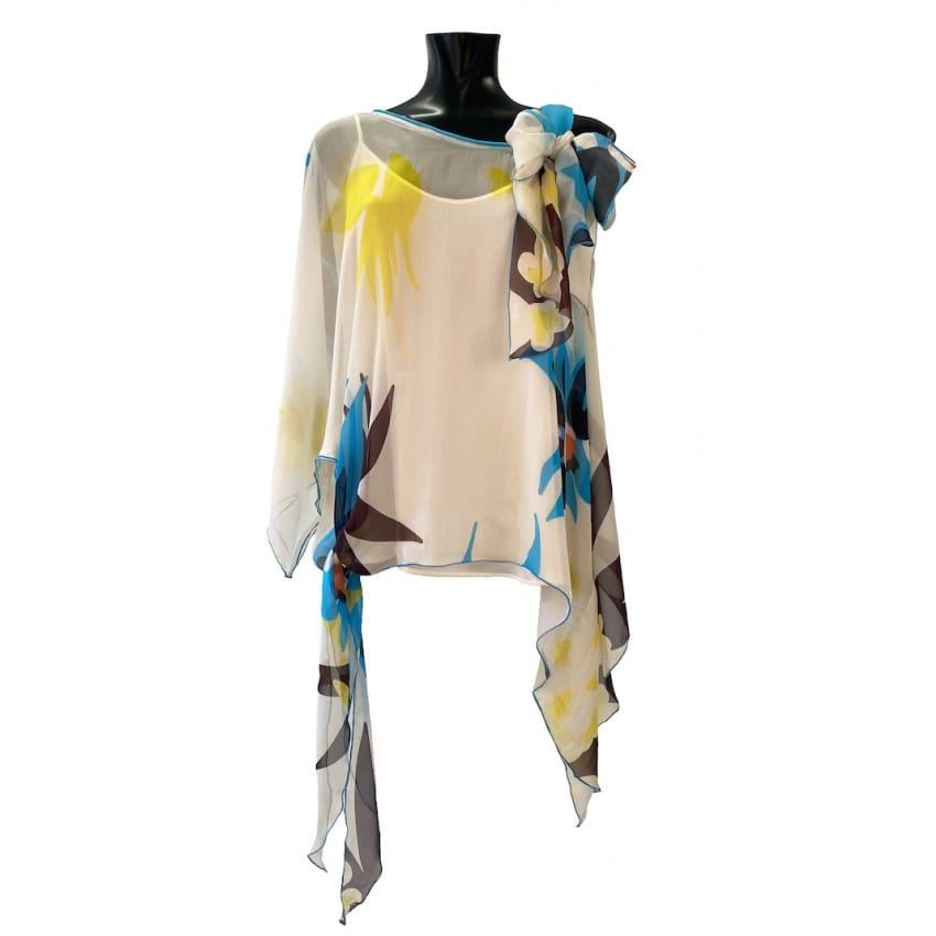 BLOUSE EN SOIE – Image 2
