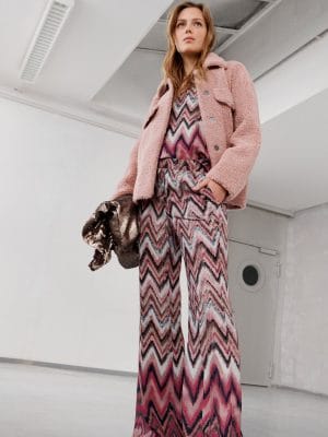 PANTALON À ENFILER AVEC UN IMPRIMÉ 70'S