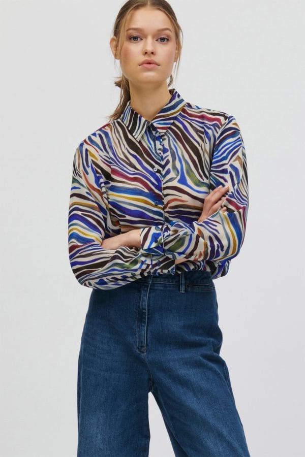 CHEMISE À IMPRIMÉ ANIMALIER