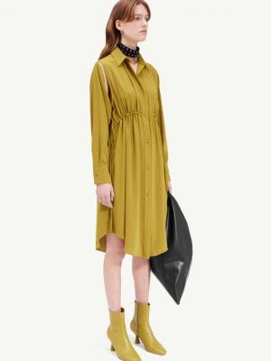 ROBE CHEMISE FLUIDE NOIRE