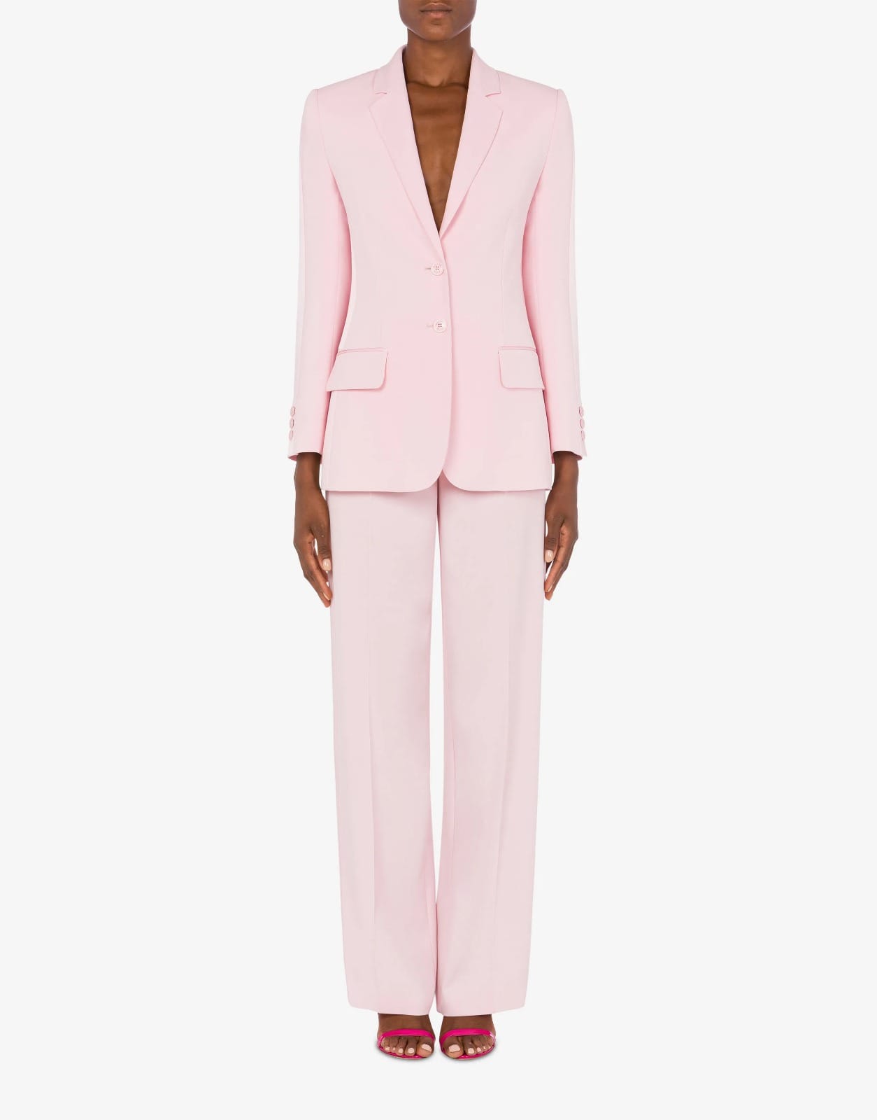 VESTE EN CRÊPE ENVERS SATIN STRETCH – Image 3