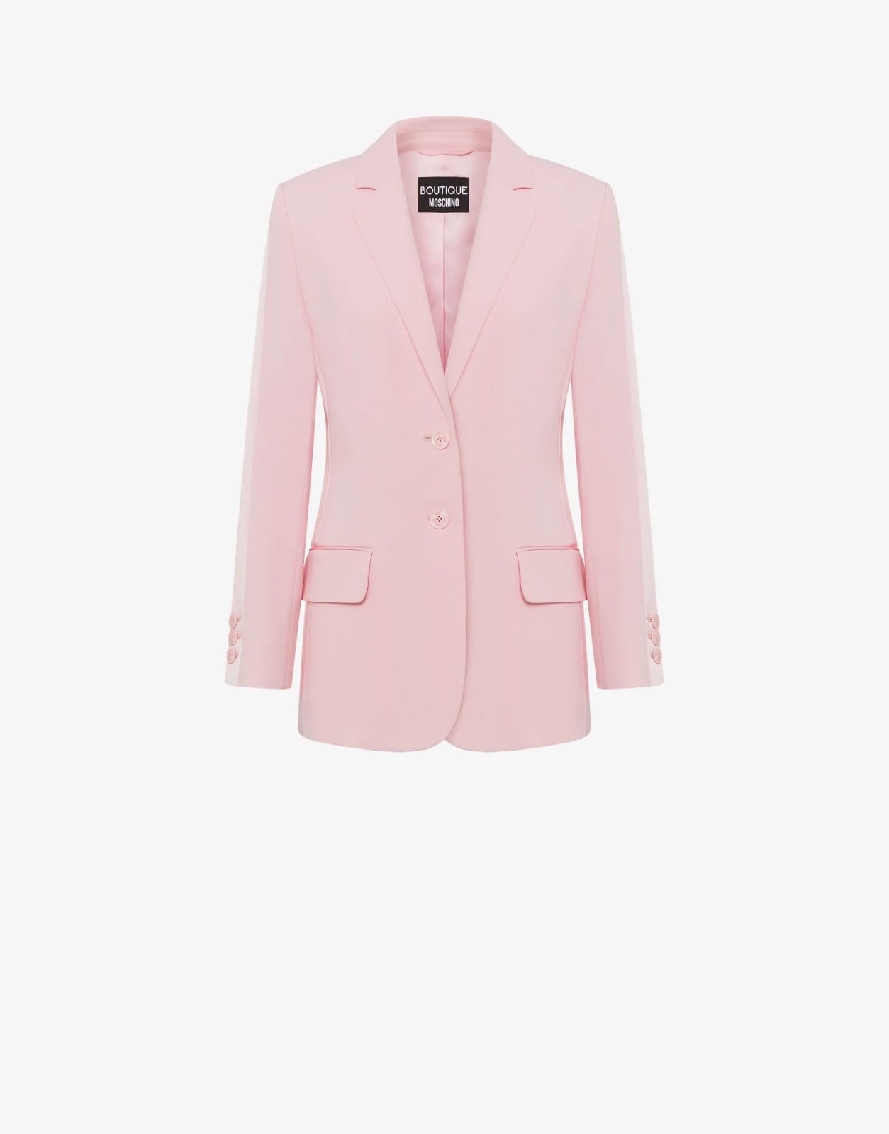 VESTE EN CRÊPE ENVERS SATIN STRETCH – Image 4