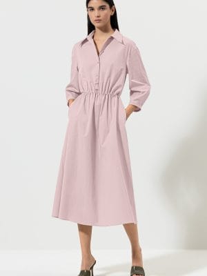 ROBE CHEMISE LONGUE BEIGE