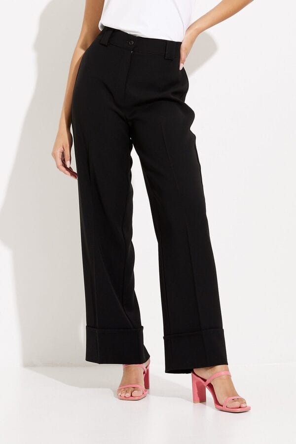 Pantalon Large Diane Von Fürstenberg - Taille 4 (42fr) - Noir - Occasion Très Bon état