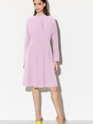 ROBE CHEMISE MIDI LAVANDE