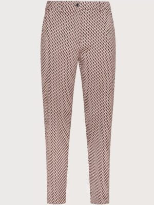 PANTALON CHINO COUPE CLASSIQUE TRICOLORE LILAS