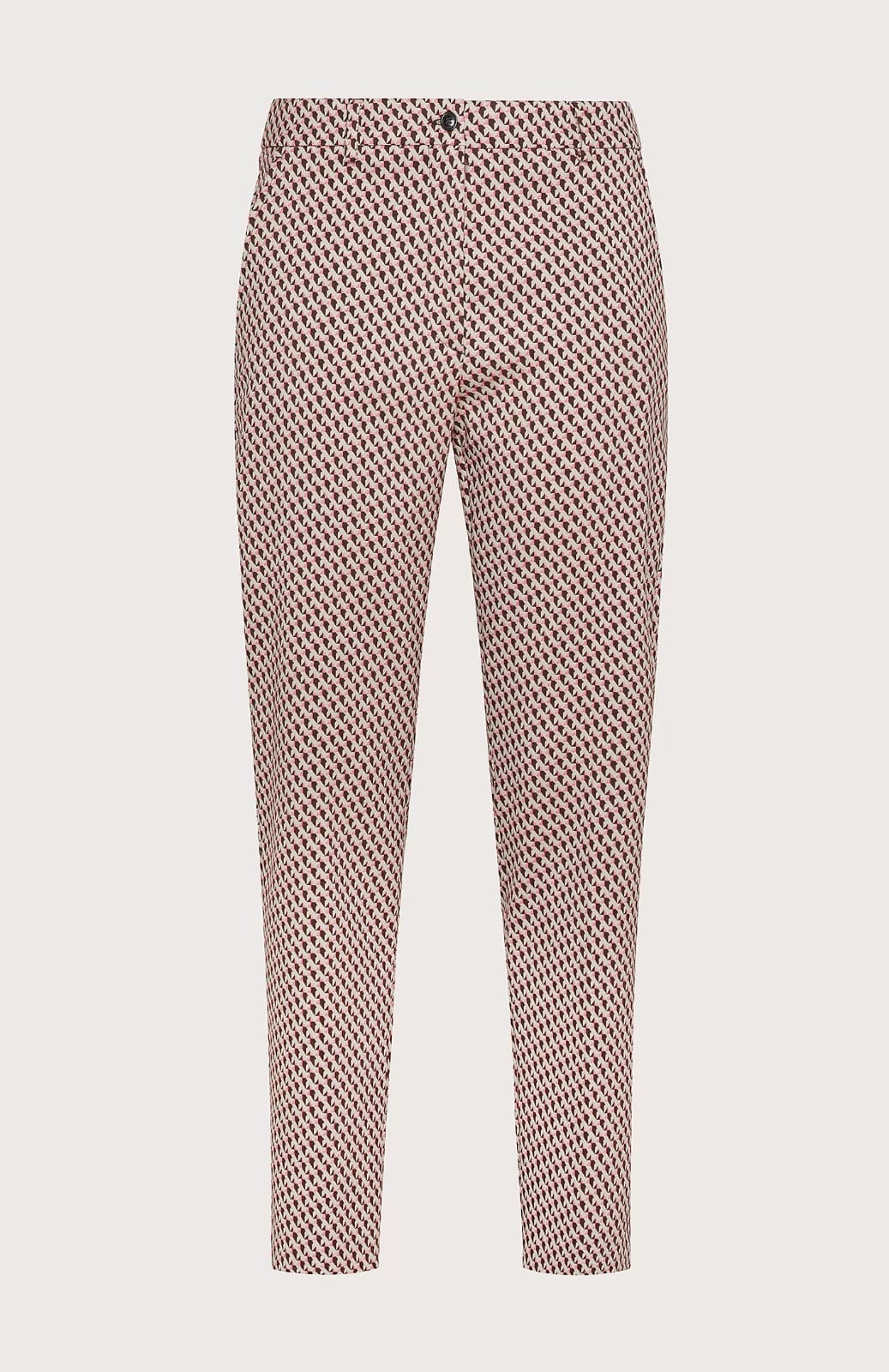 PANTALON CHINO COUPE CLASSIQUE TRICOLORE LILAS
