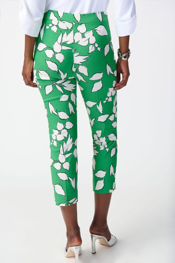 PANTACOURT AJUSTE FLEURS VERT – Image 2
