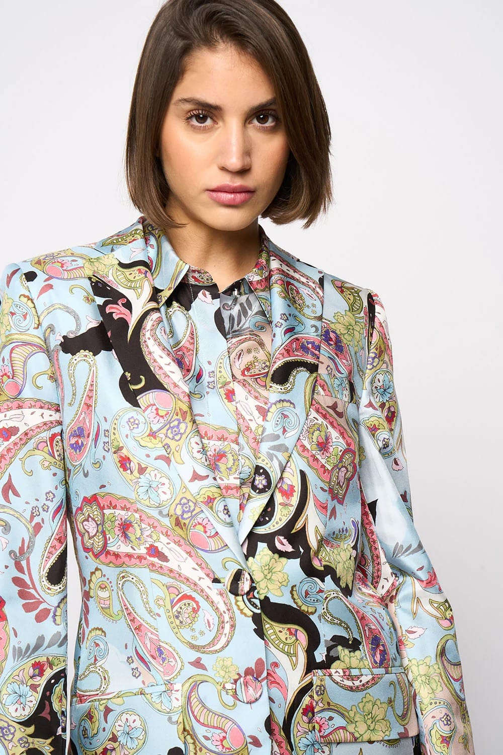 VESTE ARMAND CACHEMIRE CIEL