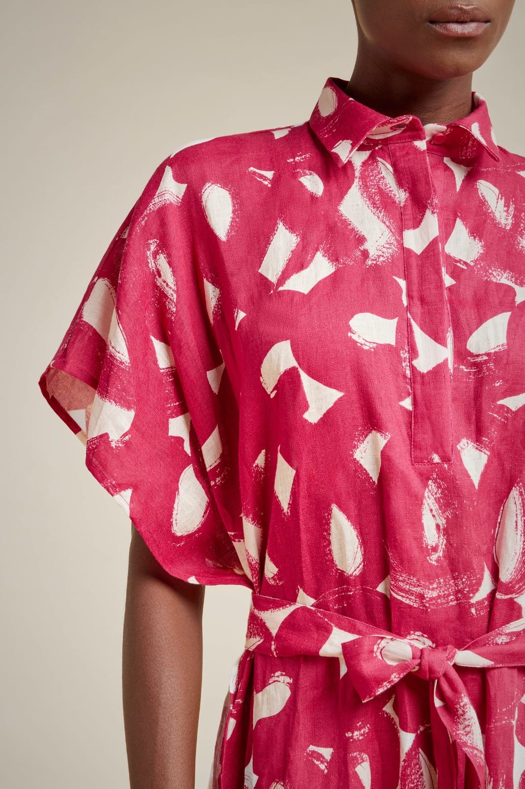 ROBE IMPRIMEE LETTRE DE GERANIUM – Image 3