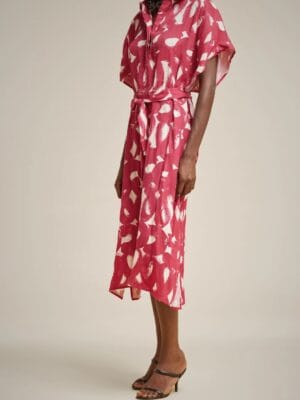 ROBE IMPRIMEE LETTRE DE GERANIUM