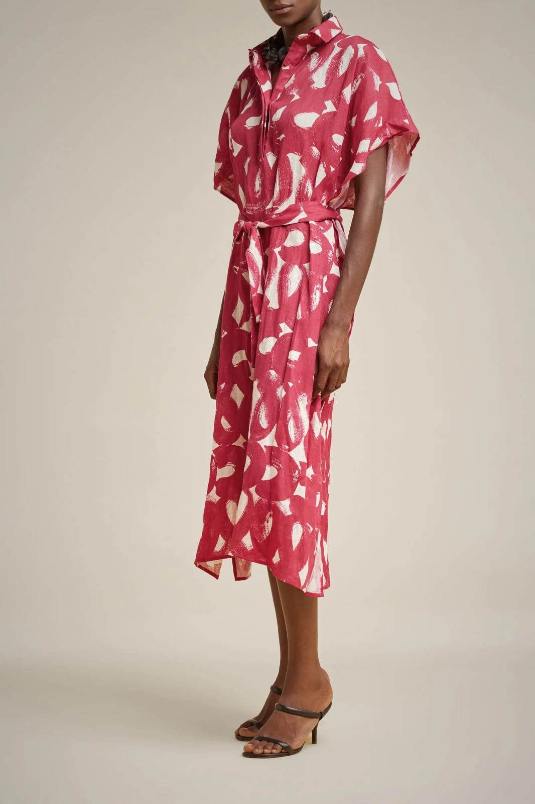 ROBE IMPRIMEE LETTRE DE GERANIUM