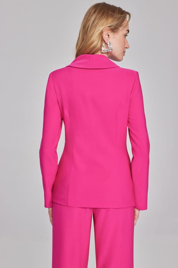 VESTE BOUTON EN PERLES ROSE – Image 3