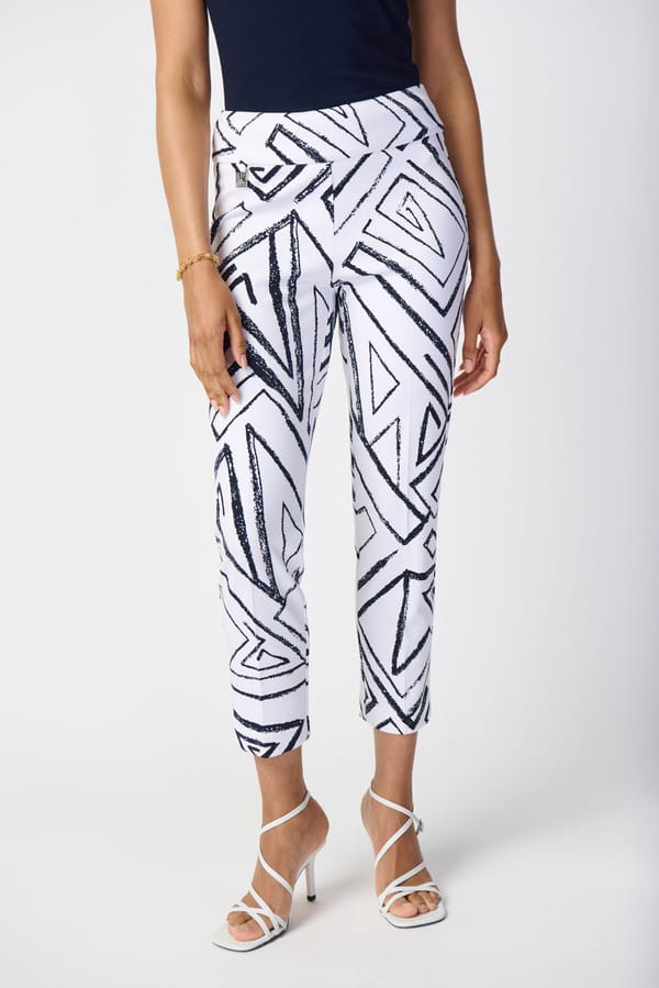PANTALON 7/8 LIGNES ABSTRAITES – Image 2
