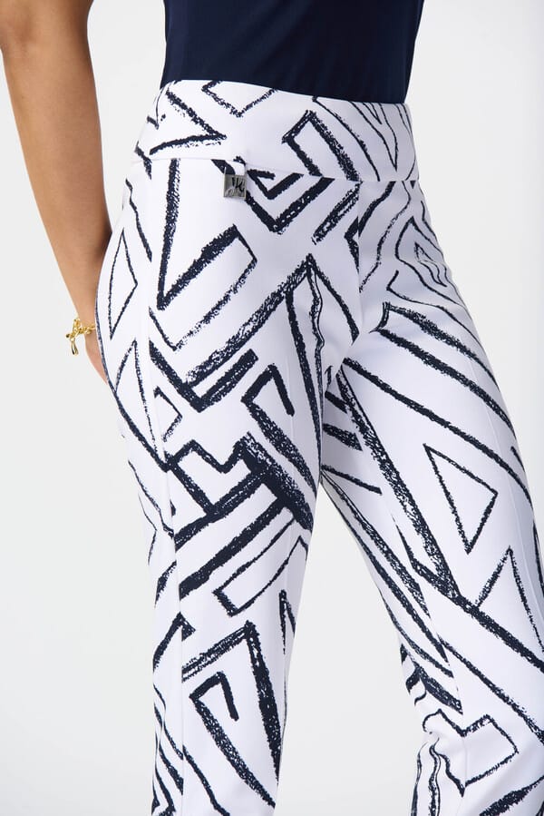 PANTALON 7/8 LIGNES ABSTRAITES – Image 3