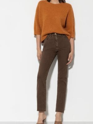 JEAN DENIM SERGE AUTHENTIQUE NOISETTE