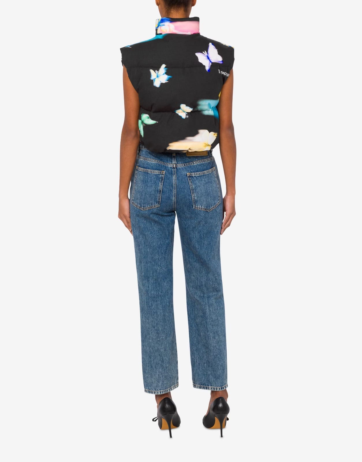 GILET MATELASSE ALLOVER BUTTERFLIES – Image 3