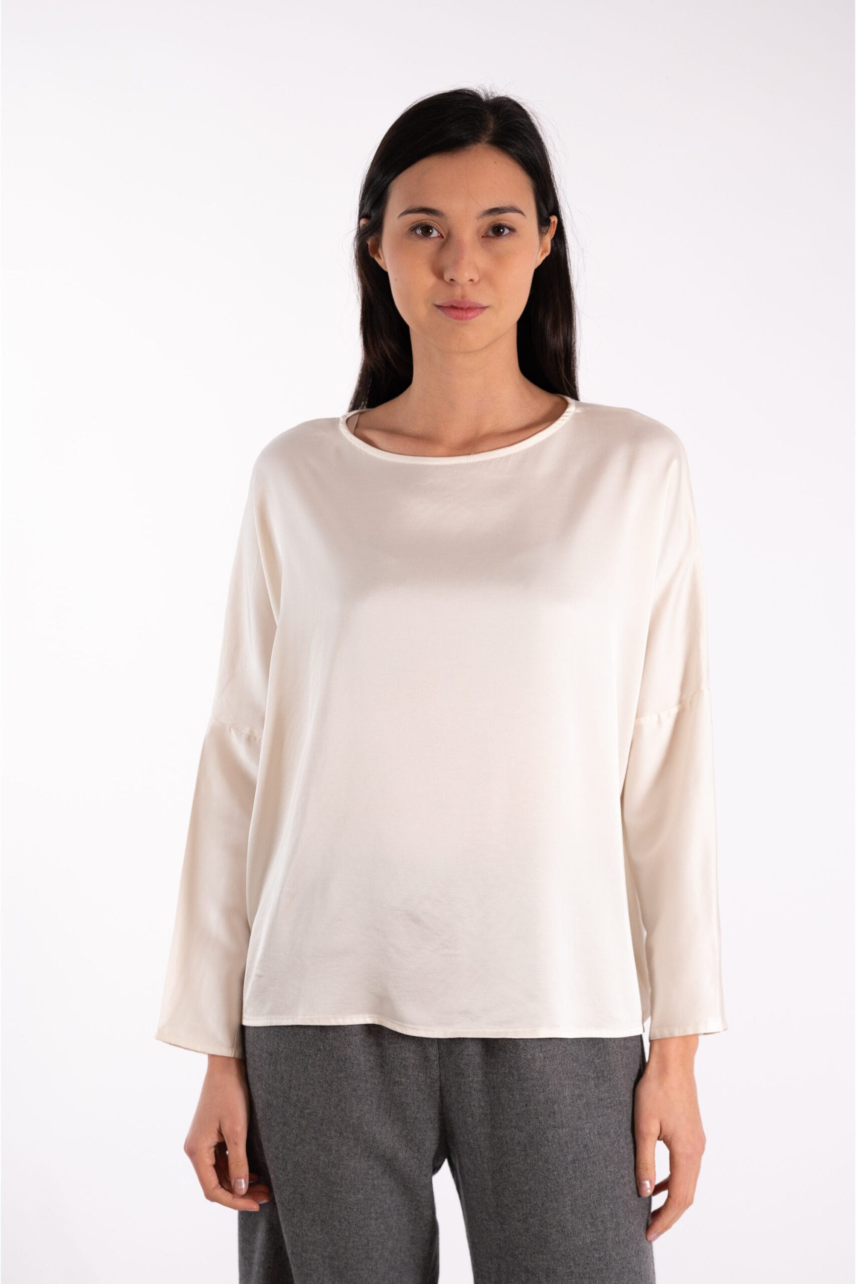 BLOUSE ROSE CREME