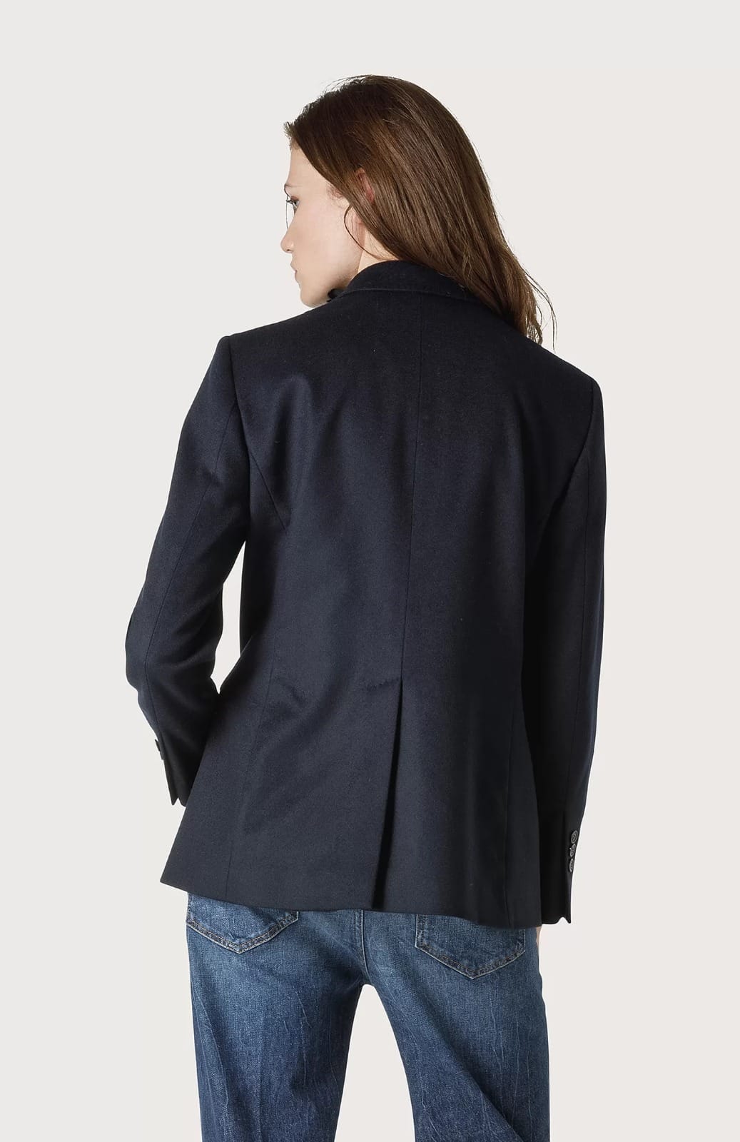 VESTE CROISEE AVEC SURPIQURES DETAILLEES – Image 3