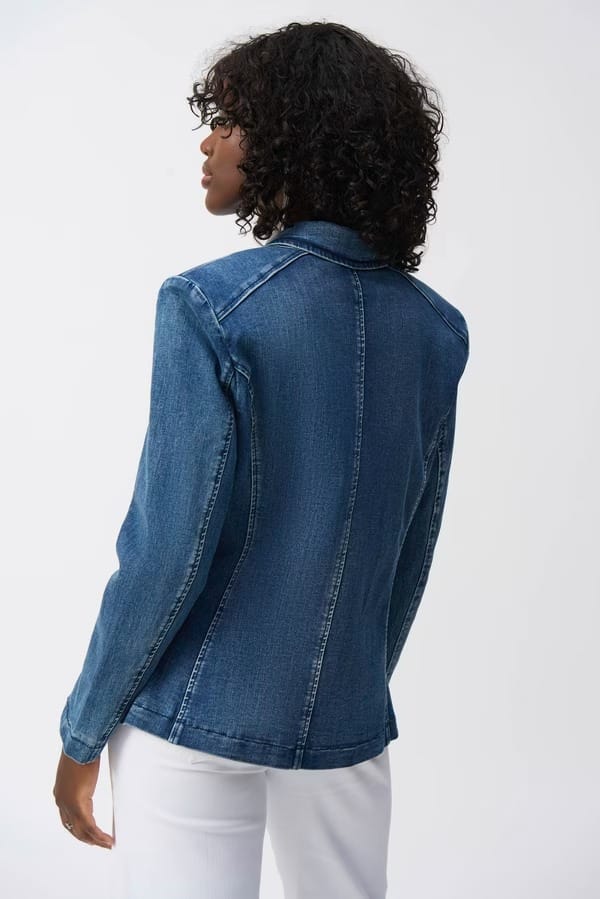 VESTE EN JEAN CROISEE – Image 2