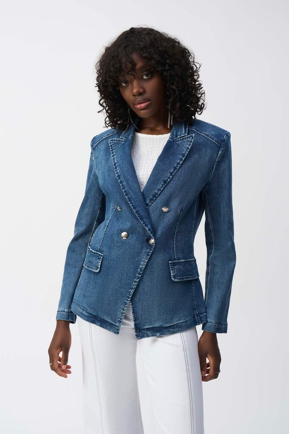 VESTE EN JEAN CROISEE