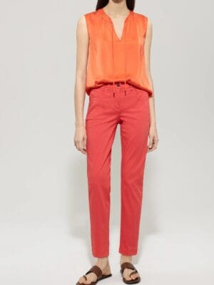 PANTALON DENIM SKINNY HIGH-STRETCH CORAIL