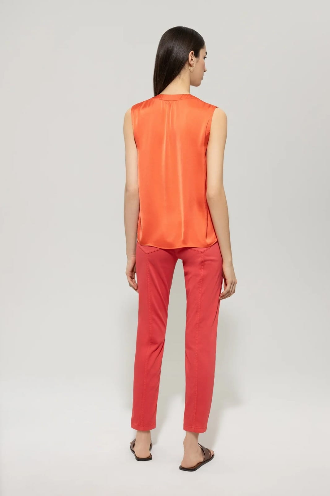 PANTALON DENIM SKINNY HIGH-STRETCH CORAIL – Image 3