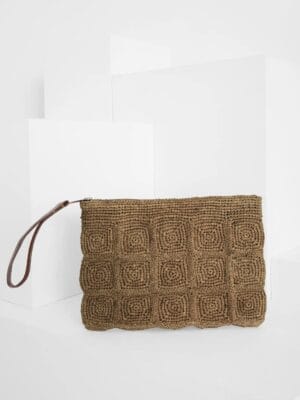 POCHETTE TANALA DARK TEA