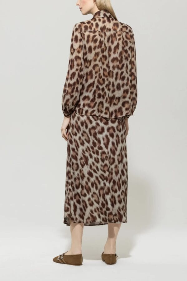 CHEMISIER AVEC IMPRIME ANIMALIER – Image 3