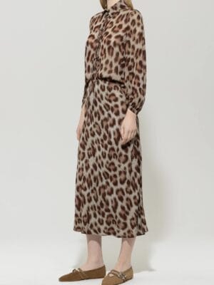 CHEMISIER AVEC IMPRIME ANIMALIER